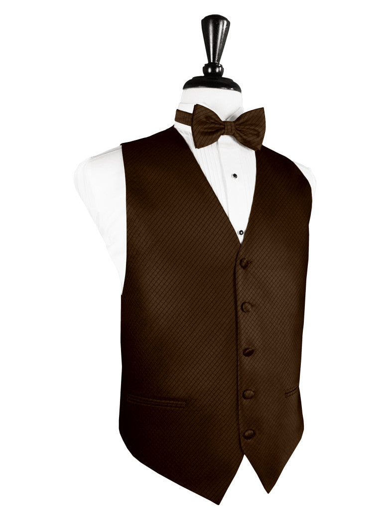 Chocolate Palermo Tuxedo Vest