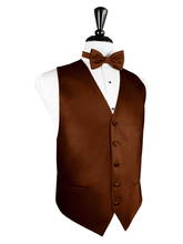 Load image into Gallery viewer, Cinnamon Palermo Tuxedo Vest
