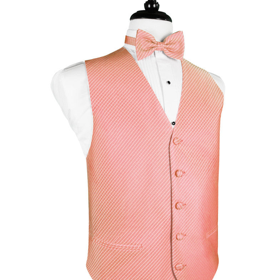 Coral Palermo Tuxedo Vest