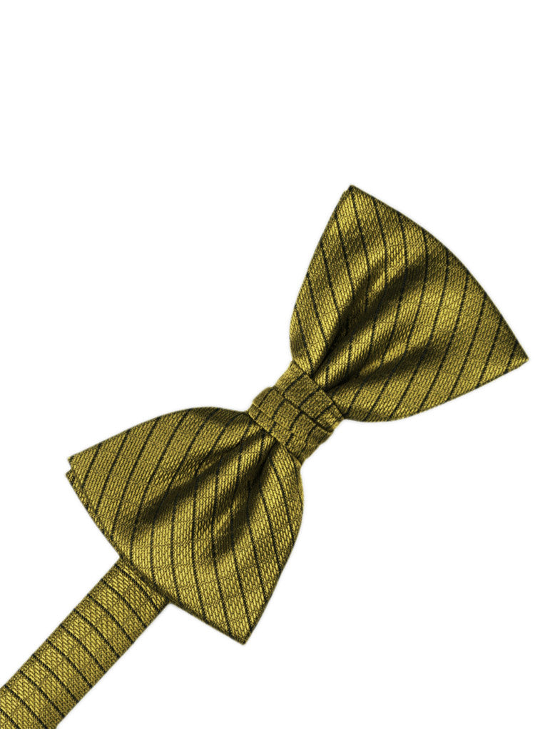 Gold Diamond Grid Pattern Formal Bow Tie