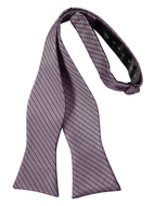 Heather Diamond Grid Pattern Self-Tie Bow Tie