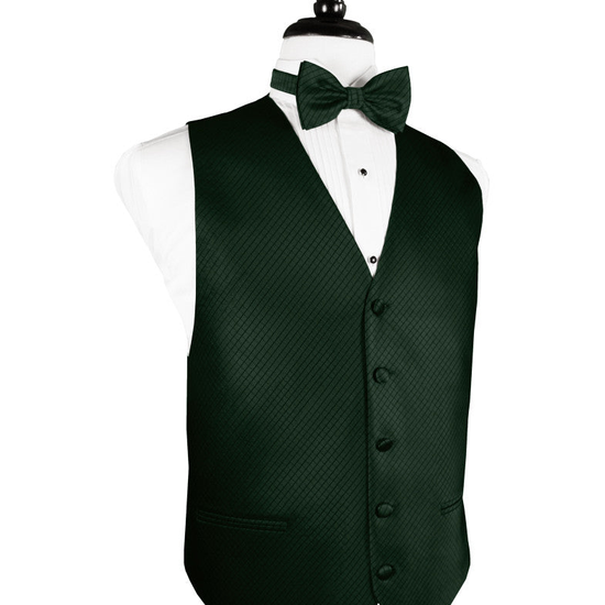 Hunter Green Palermo Tuxedo Vest 
