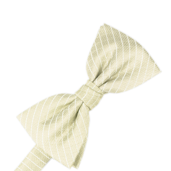 Ivory Diamond Grid Pattern Formal Bow Tie