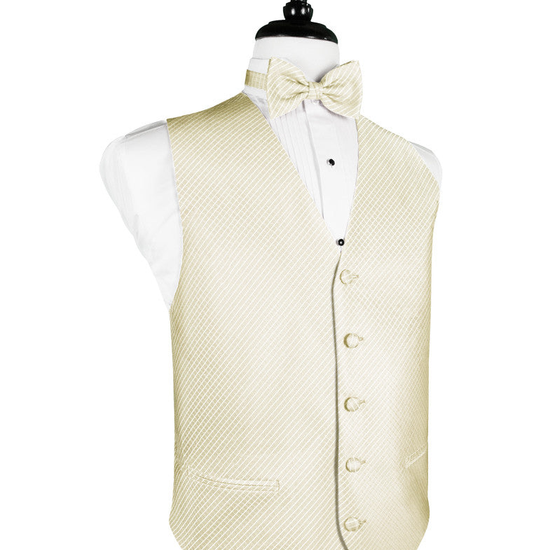 Ivory Palermo Tuxedo Vest