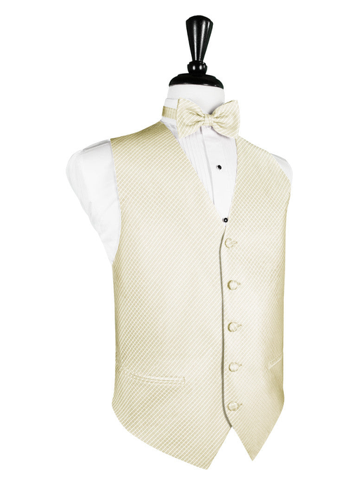 Ivory Palermo Tuxedo Vest