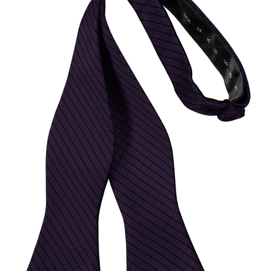 Lapis Diamond Grid Pattern Self-Tie Bow Tie
