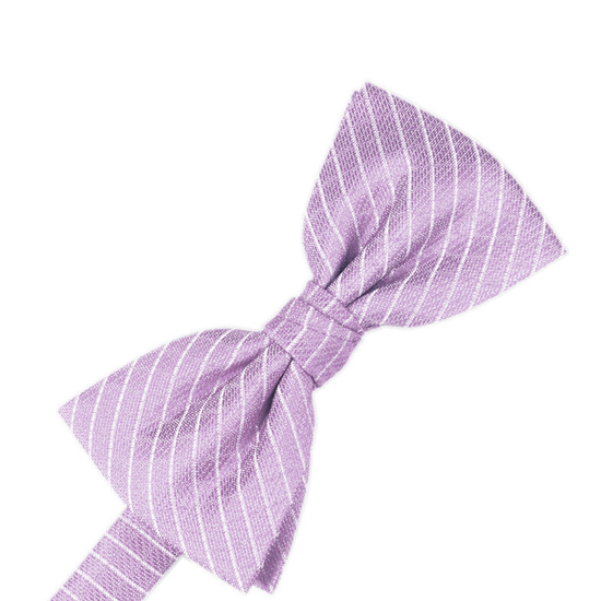 Lavender Diamond Grid Pattern Formal Bow Tie