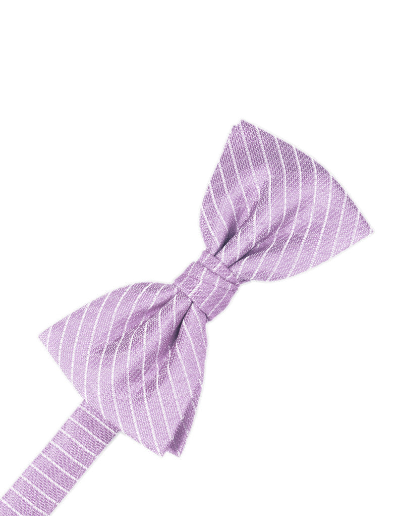 Lavender Diamond Grid Pattern Formal Bow Tie