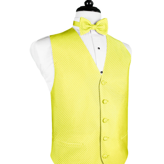 Lemon Palermo Tuxedo Vest
