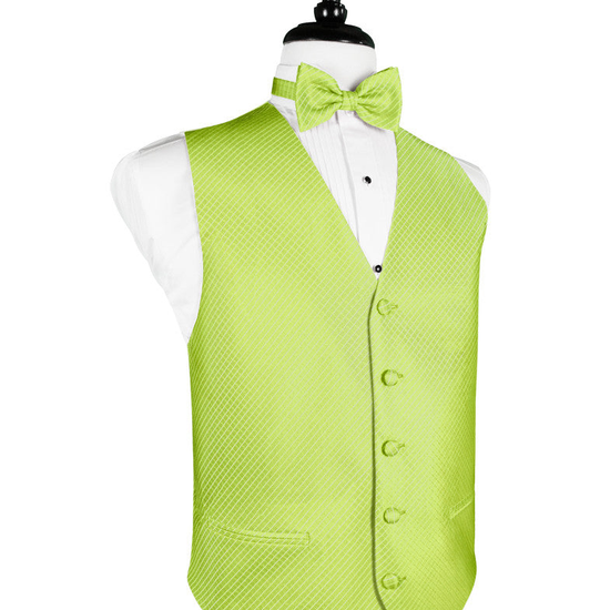 Lime Palermo Tuxedo Vest