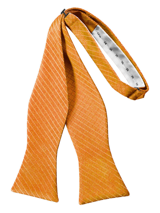 Mandarin Diamond Grid Pattern Self-Tie Bow Tie
