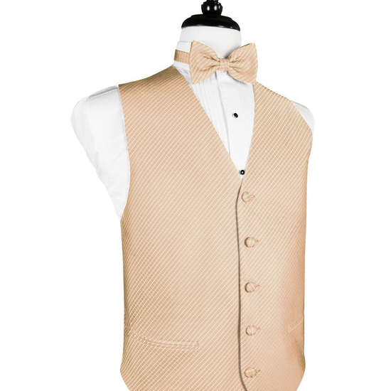 Peach Palermo Tuxedo Vest
