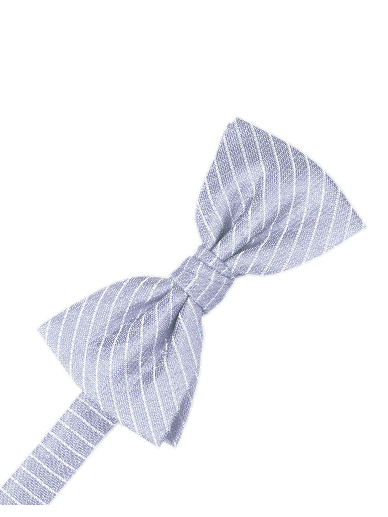 Periwinkle Diamond Grid Pattern Formal Bow Tie