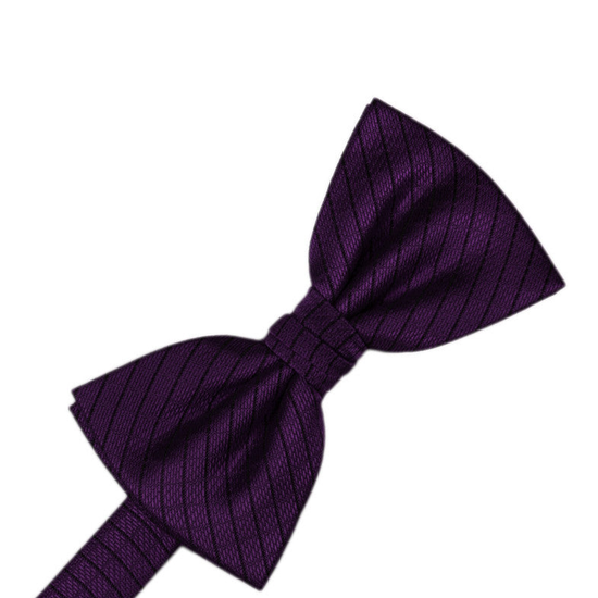 Raisin Diamond Grid Pattern Formal Bow Tie