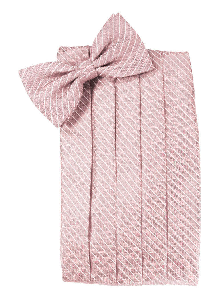 Rose Diamond Grid Pattern Cummerbund Set