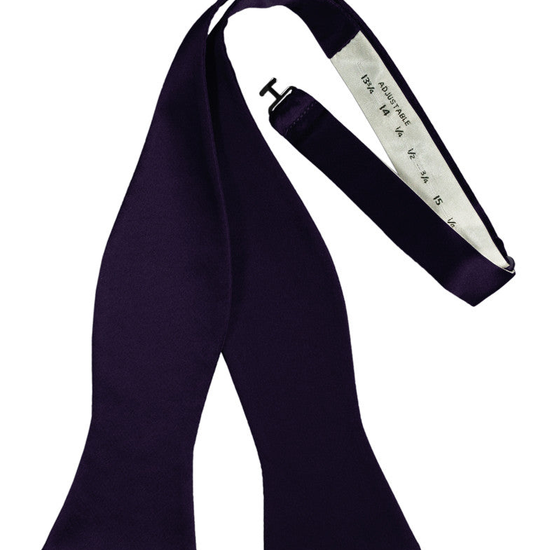 Amethyst "Premier" Satin Self-Tie Formal Bow Tie
