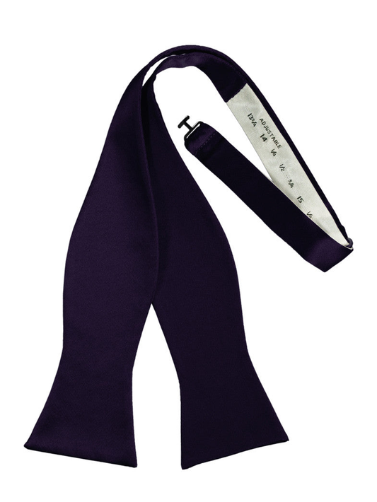 Amethyst "Premier" Satin Self-Tie Formal Bow Tie