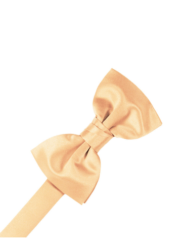 Apricot "Premier" Satin Formal Bow Tie