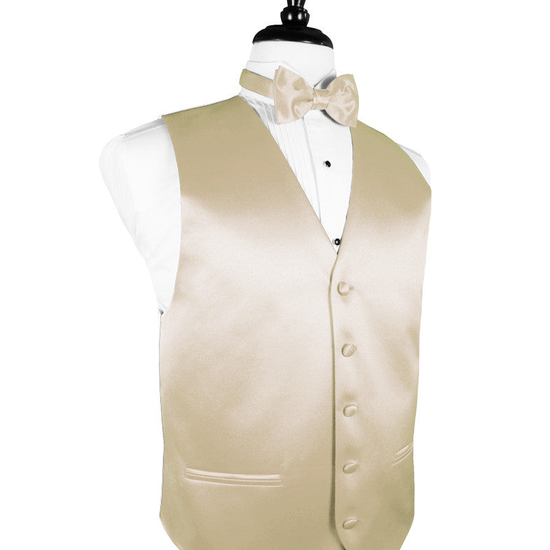 Bamboo "Premier" Satin Tuxedo Vest