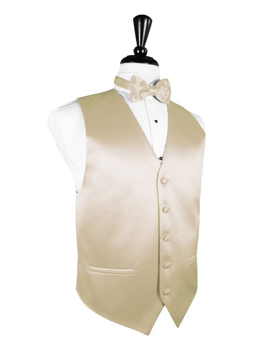 Bamboo "Premier" Satin Tuxedo Vest