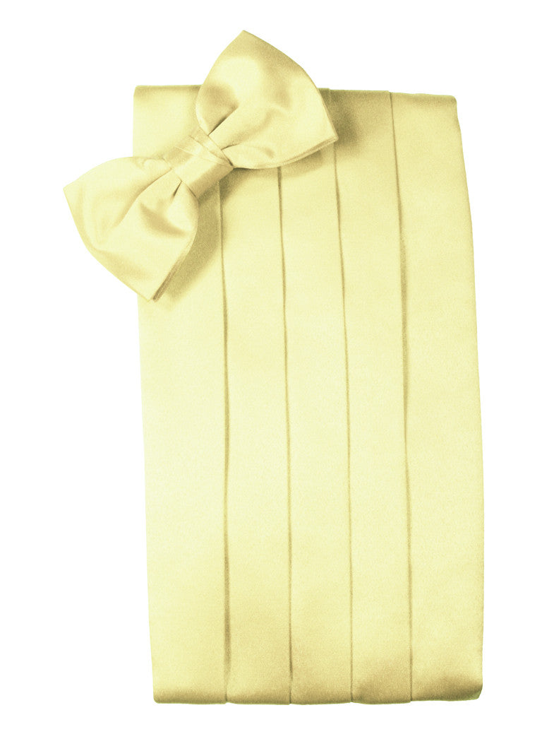 Banana Cummerbund Set | Premier Satin | On Sale Now! – Fine Tuxedos