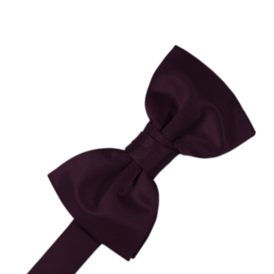 Berry "Premier" Satin Formal Bow Tie