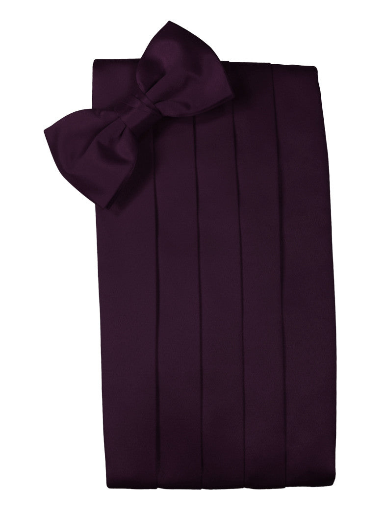 Berry Cummerbund Set | Premier Satin | On Sale Now! – Fine Tuxedos