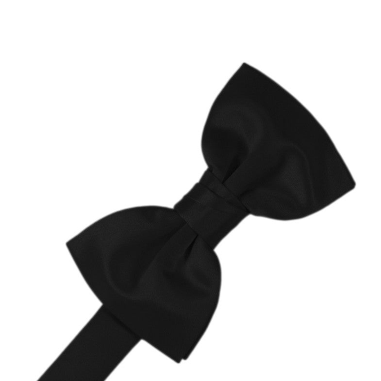 Black "Premier" Satin Formal Bow Tie