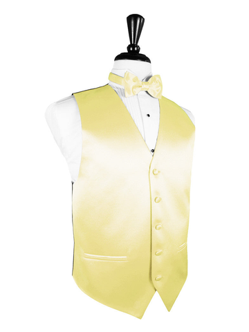 Canary "Premier" Satin Tuxedo Vest
