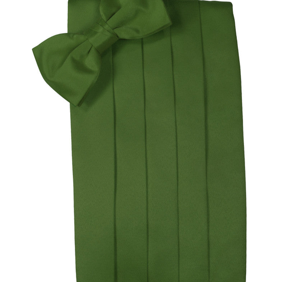 Clover Green "Premier" Satin Cummerbund Set