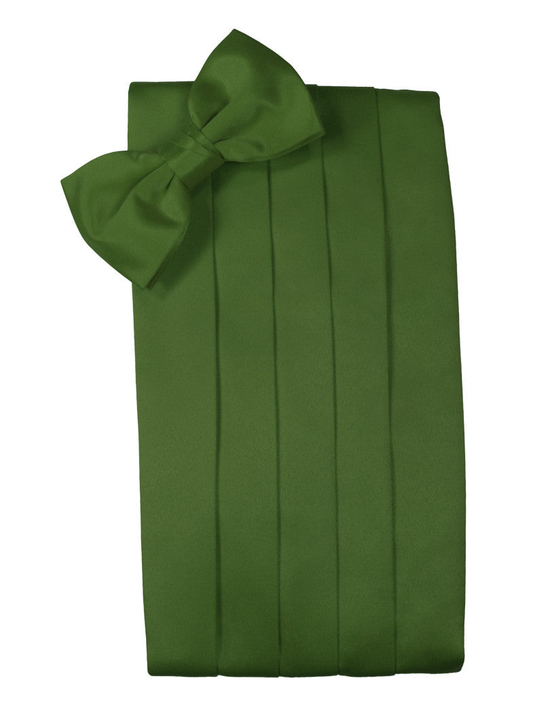 Clover Green "Premier" Satin Cummerbund Set