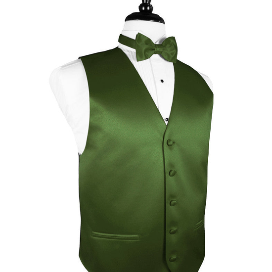 Clover "Premier" Satin Tuxedo Vest