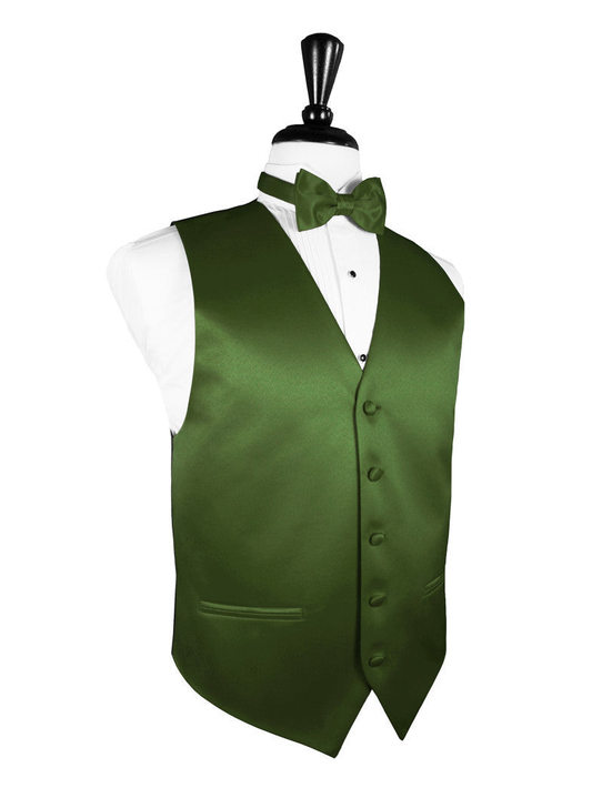 Clover "Premier" Satin Tuxedo Vest