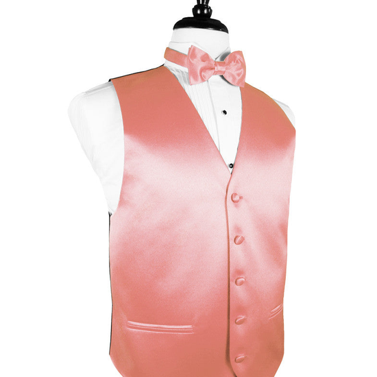 Coral Reef "Premier" Satin Tuxedo Vest