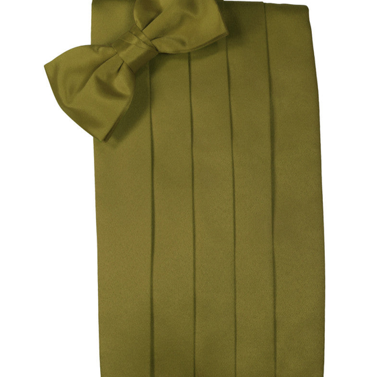 Fern Green "Premier" Satin Cummerbund Set