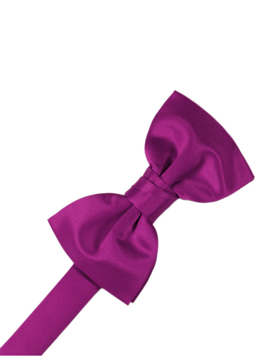 Fuchsia "Premier" Satin Formal Bow Tie