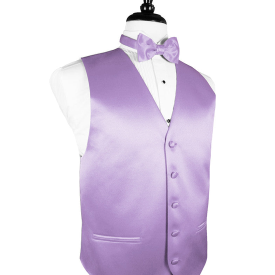 Heather "Premier" Satin Tuxedo Vest