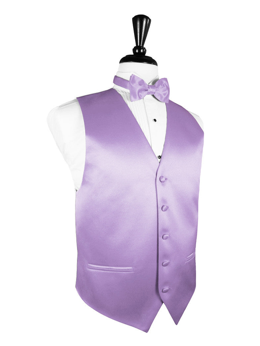 Heather "Premier" Satin Tuxedo Vest