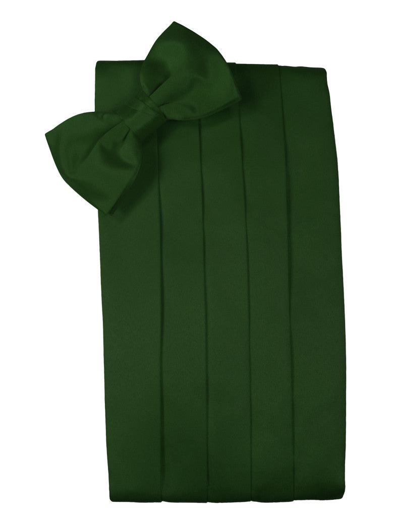 Hunter Green Cummerbund Set | Premier Satin | On Sale! – Fine Tuxedos
