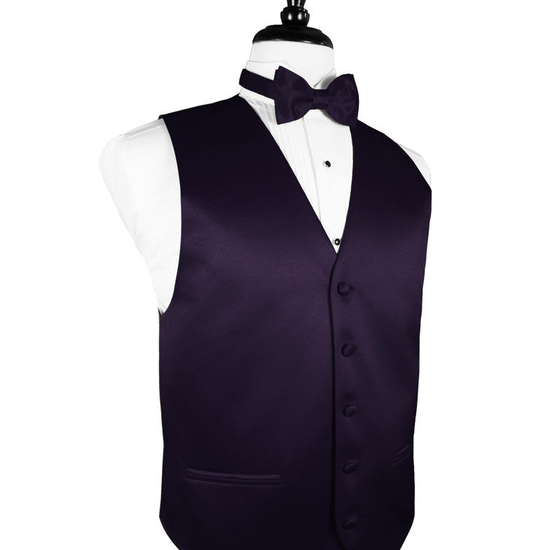 Lapis "Premier" Satin Tuxedo Vest