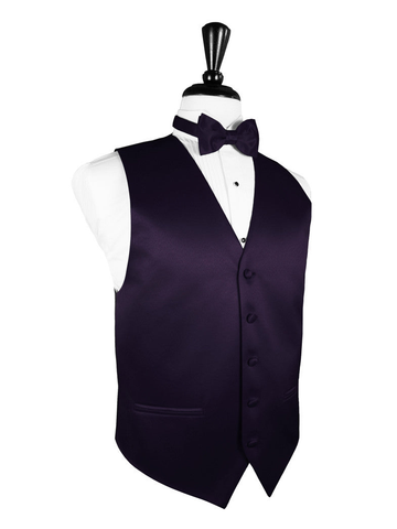 Lapis "Premier" Satin Tuxedo Vest