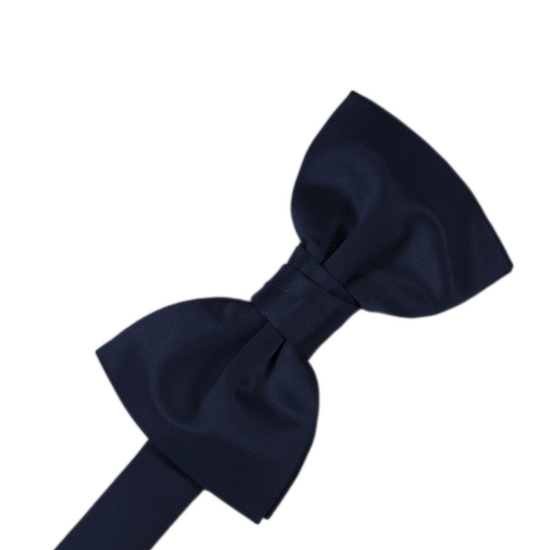 Midnight Blue "Premier" Satin Formal Bow Tie