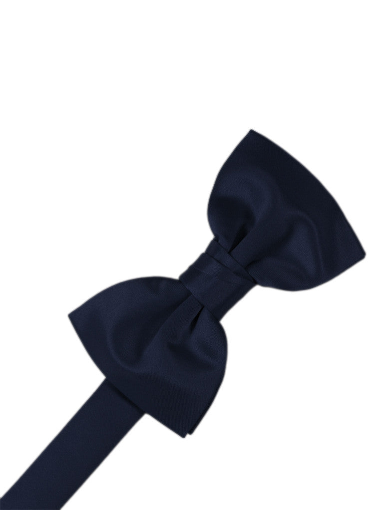 Midnight Blue "Premier" Satin Formal Bow Tie