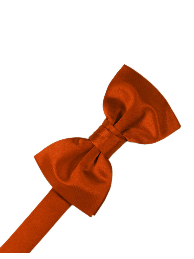 Persimmon "Premier" Satin Formal Bow Tie