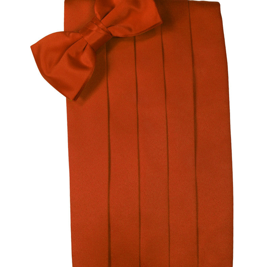 Persimmon "Premier" Satin Cummerbund Set