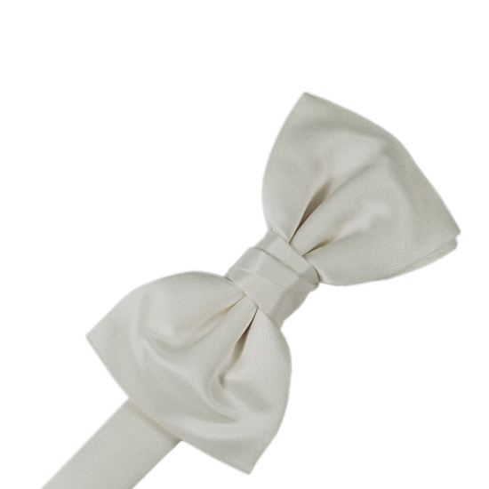 Platinum "Premier" Satin Formal Bow Tie