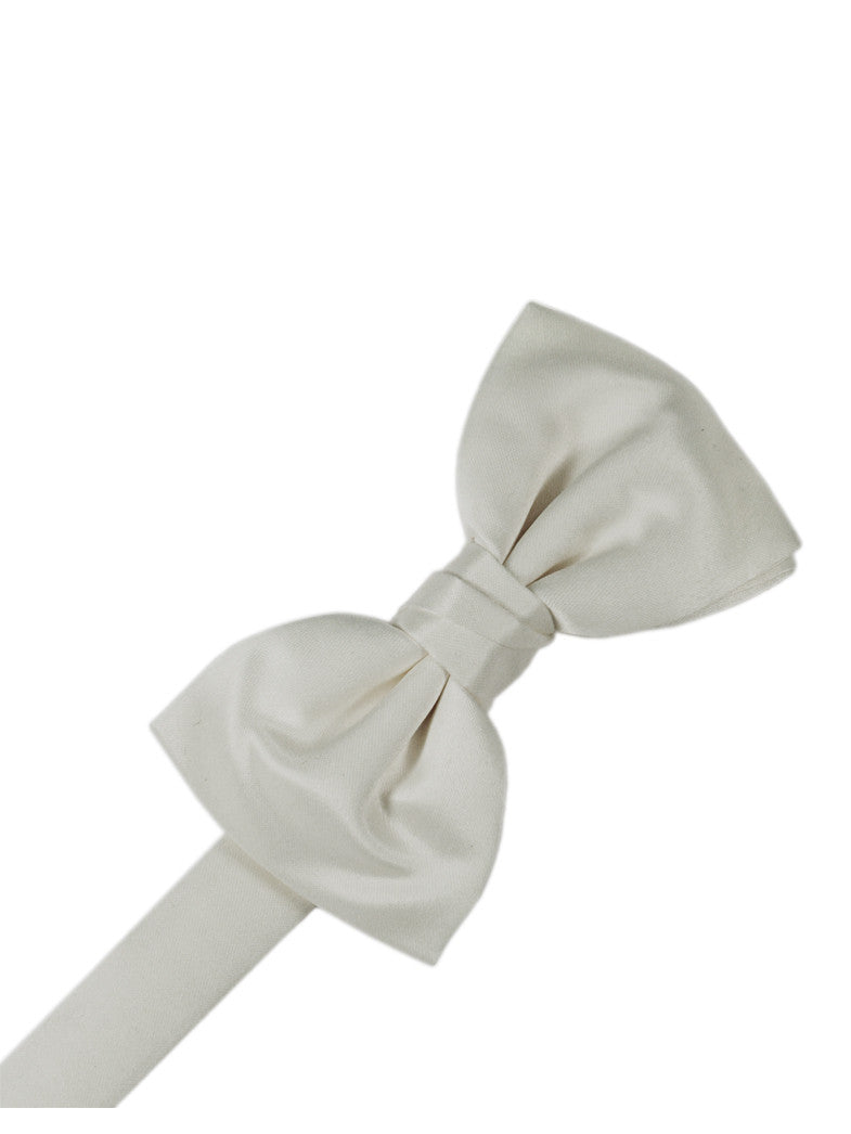 Platinum "Premier" Satin Formal Bow Tie