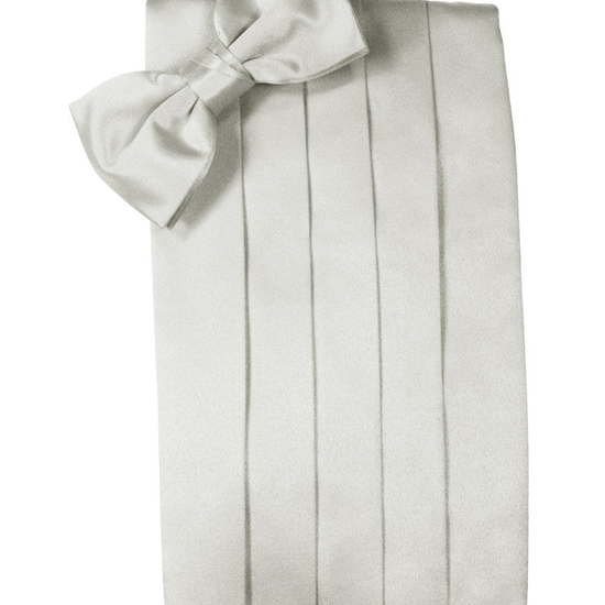 Platinum "Premier" Satin Cummerbund Set