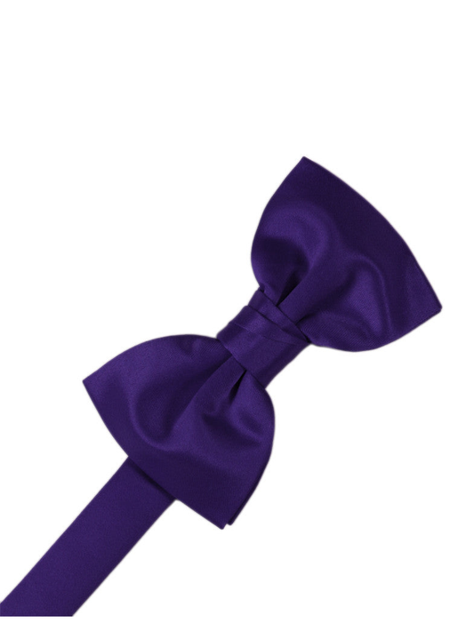 Purple "Premier" Satin Formal Bow Tie
