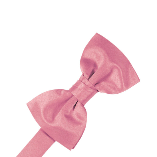 Rose Petal "Premier" Satin Formal Bow Tie